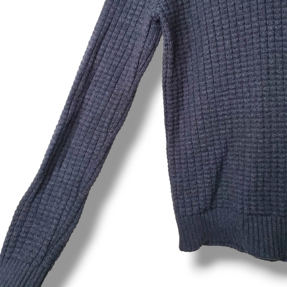 NWOT Selected / Homme Atlas Knit Sweater in Deep Gray Sz S - Picture 7 of 11